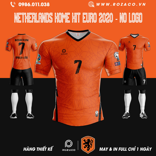 Trang Phục Thi Đấu Mới Nhất Của Đội Tuyển Hà Lan Tại Kỳ Euro 2020/2021/2022