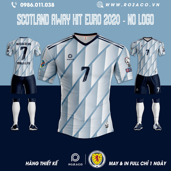Cập Nhật Áo Bóng Đá Thi Đấu Của Đội Tuyển Scotland Thi Đấu Euro 2020/2021 /2022