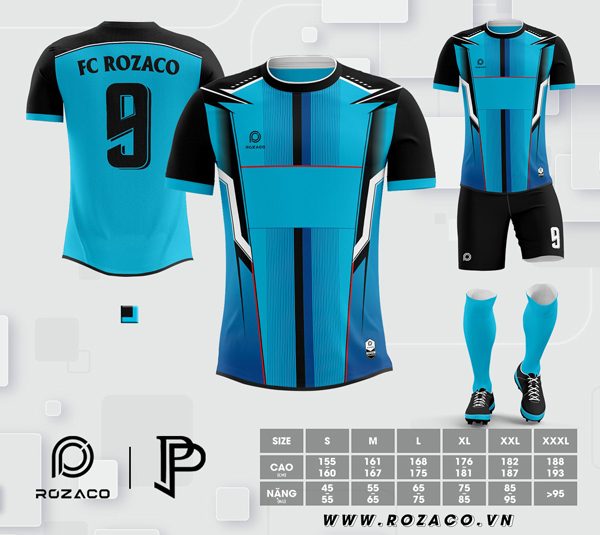 Áo bóng đá thiết kế tại Xưởng may Rozaco