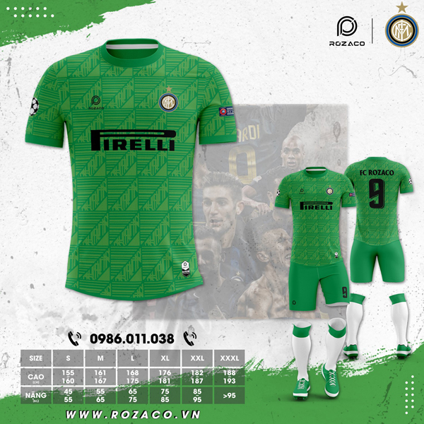 Màu sắc mới giành riêng cho thiết kế áo Inter Milan