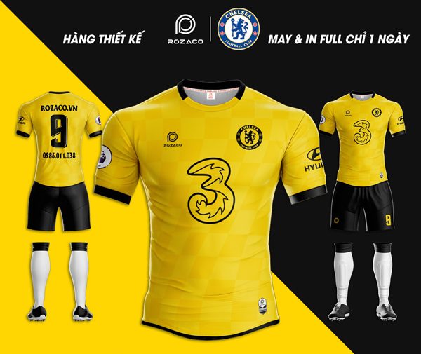 Thiết kế mới áo đấu Chelsea