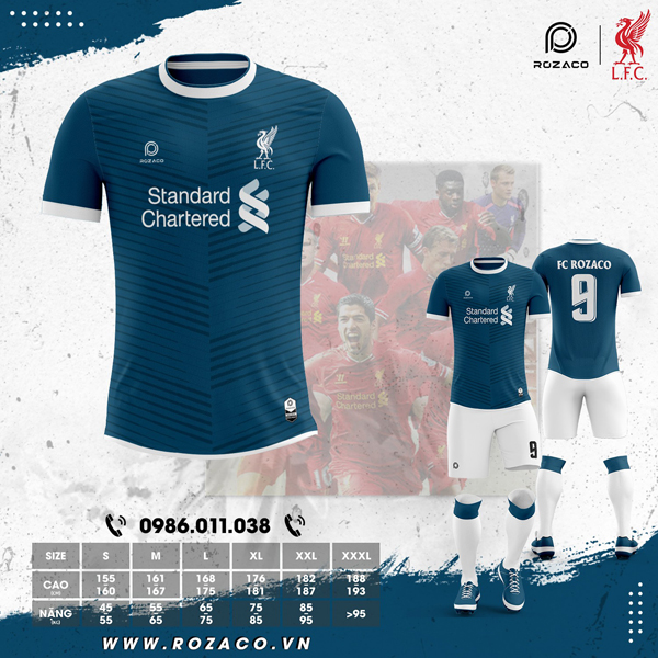 Áo CLB Liverpool tự thiết kế đẹp