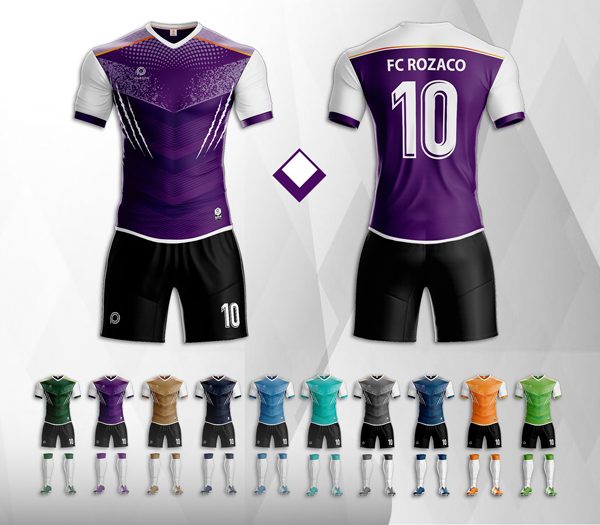 Hình ảnh Mẫu áo bóng đá thiết kế mới tại xưởng may Rozaco