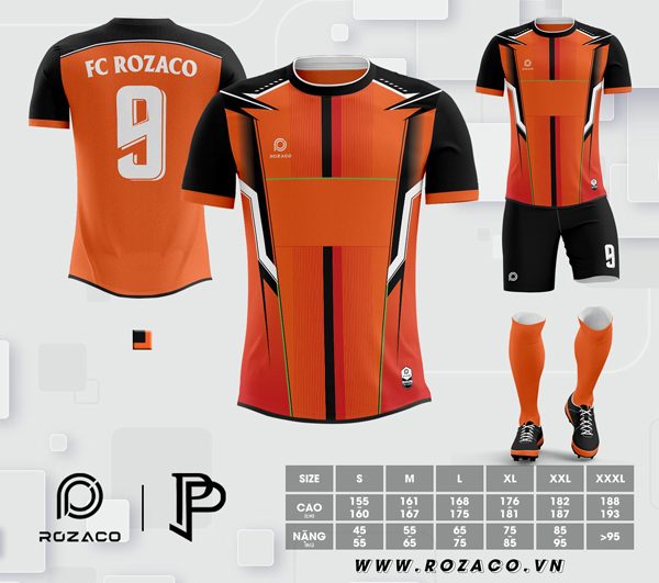 Áo bóng đá thiết kế đẹp tại Xưởng may Rozaco