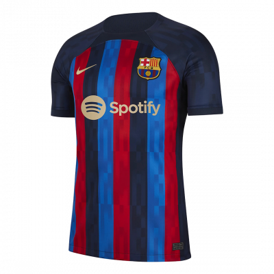 Bộ dụng cụ áo đá banh clb Barcelona sân nhà mới nhất 2023