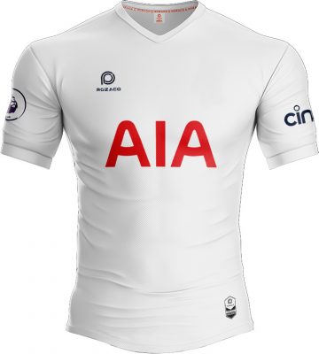 Áo CLB Tottenham không logo màu trắng đẹp