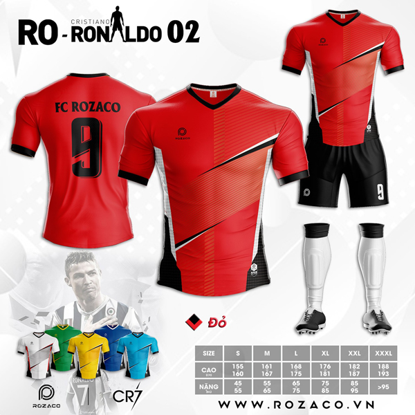 Áo bóng đá tự thiết kế tại Rozaco