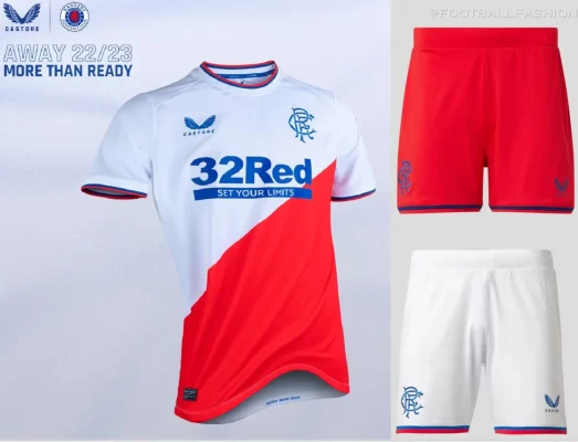 Áo đấu sân khách Rangers 2023 xuất sắc ở mùa giải mới đã được phát hành. Giới thiệu một thiết kế mới táo bạo cho câu lạc bộ do Castore sản xuất và được tài trợ bởi 32Red .