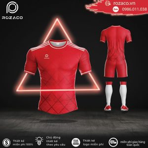 Thêm một mẫu áo bóng đá thiết kế 2023 màu đỏ phiên bản không logo được xưởng may Rozaco cho ra mắt. Thiết kế sở hữu màu sắc tươi tắn, họa tiết pha lẫn sự quen thuộc trong phong cách mới mẻ.Thêm vào giỏ hàng của mình để sở hữu mẫu thiết kế tuyệt vời này nhé.