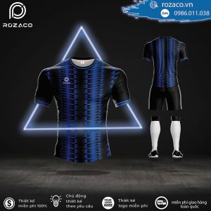Trang phục bóng đá đẹp nhất 2023 không logo tự thiết kế được xem là mẫu áo bóng đá đẹp nhất, thể hiện được cá tính riêng biệt. Và đặc biệt, đây là phiên bản giới hạn chỉ có tại xưởng may Rozaco.