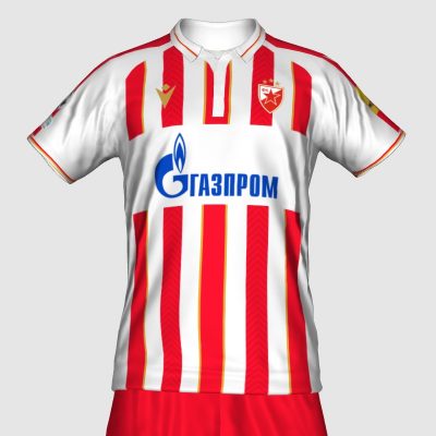  Bộ áo đấu sân nhà câu lạc bộ Crevena Zvezda 2022/23 đã được phát hành. Và trên thân áo đã có sọc đỏ và trắng, hai màu này chính là màu sắc đặc trưng của câu lạc bộ họ.