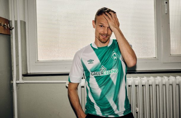 Mẫu áo đấu sân nhà clb Werder Bremen 2023 đã được ra mắt. Nó được sản xuất bởi Umbro và sẽ được mặc ở mùa giải Siêu cup Châu Âu 2023 này. 