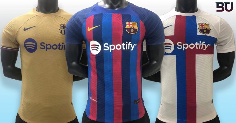 Bộ trang phục thi đấu clb Barca 2022-2023