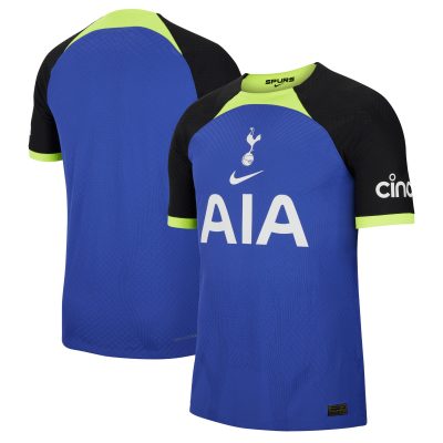 Mẫu áo bóng đá sân khách câu lạc bộ Tottenham 2022/23 đẳng cấp đã được phát hành. Bộ áo đấu sân khách đã được nhà sản xuất Nike  giới thiệu một thiết kế sôi động và được quảng bá bằng cách sử dụng khẩu hiệu "Dare To Do Bold"