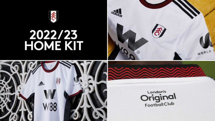 Mẫu áo bóng đá sân nhà câu lạc bộ Fulham 2022/23 đã được phát hành. Chiếc áo lấy màu trắng làm gam màu chính của chiếc áo.