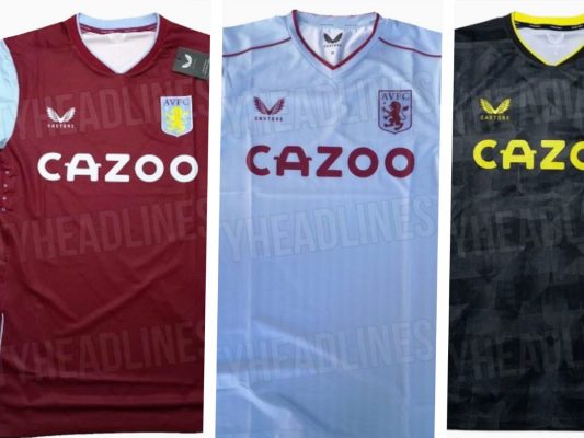 Hình ảnh áo đấu clb Aston Villa 2022-2023