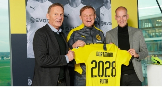 Puma và Dortmund kí kết hợp tác thành công