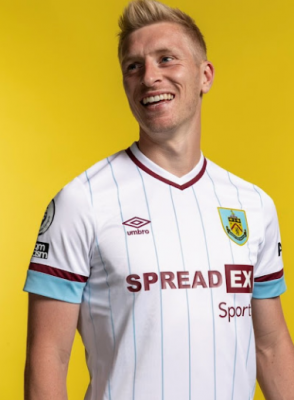 Áo CLB Burnley 2023 sân khách