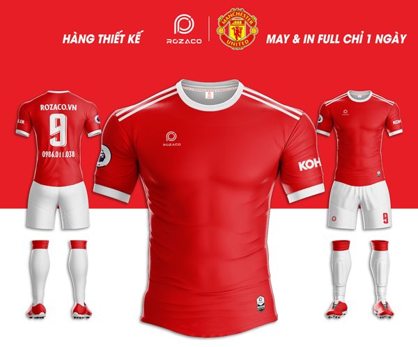 Trang phục áo Manchester United không logo 2023 ấn tượng nhất