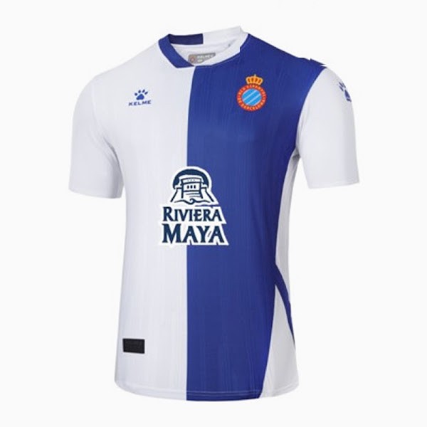 Mẫu áo đấu thứ ba câu lạc bộ Espanyol ở mùa giải 2022/23 được thiết kế theo kiểu dáng cổ điển nửa rưỡi với một màu xanh lam và một nửa màu trắng.