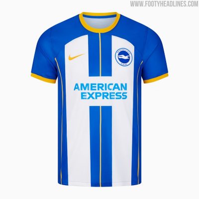 Trang phục áo đấu sân nhà clb Brighton 2022-2023