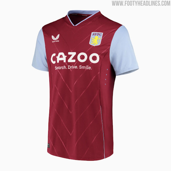 Trang phục áo đấu clb Aston Villa sân nhà 2022-2023