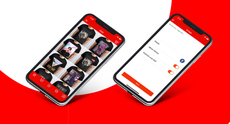 App thiết kế áo bóng đá Snaptee 