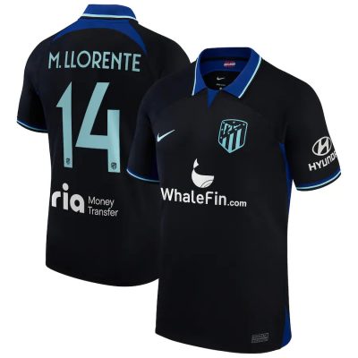 Mẫu áo sân khách CLB Atletico Madrid 2022/23 đã được ra mắt. Mẫu áo đấu được lấy gam màu đen làm gam màu chính thức của chiếc áo.