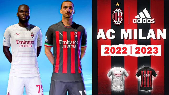 Bộ dụng cụ áo đấu AC Milan 2023