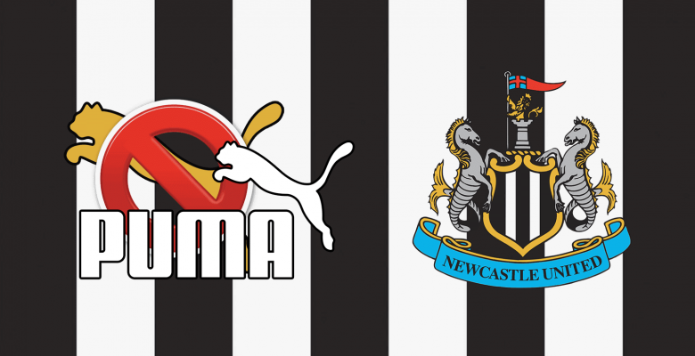 Puma dừng hợp tác với Newcastle