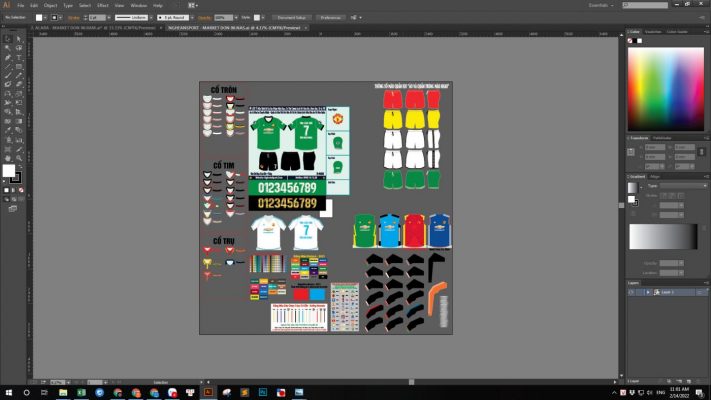 Hình ảnh Phần mềm thiết kế áo bóng đá
