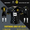 Rò Rỉ Mẫu Áo Bóng Đá CLB Dortmund Sân Khách 2023 Mới Nhất