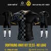 Siêu Áo Bóng Đá CLB Dortmund Sân Khách 2023 Không Logo Đẹp Xuất Sắc