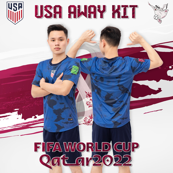 Bạn đang tìm bộ áo đội tuyển Mỹ sân khách World Cup 2022 giá rẻ. Hãy đến với xưởng may Rozaco, bạn sẽ được sở hứu bộ trang phục độc đáo này với giá rẻ cùng nhiều quà tặng hấp dẫn.