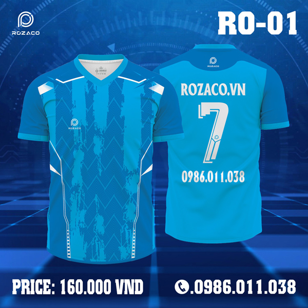 Mẫu áo bóng đá không logo RO-01 màu xanh ya giá rẻ chính là kiệt phẩm dành cho các bạn hâm mộ bộ môn thể thao "vua".